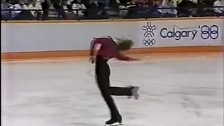 Viktor Petrenko Віктор Петренко (URS) - 1988 Calgary, Figure Skating, Men's Long Program (US ABC)