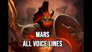 [Dota 2] Mars All Voice Lines
