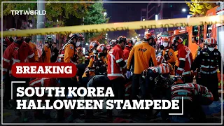 At least 146 killed and 150 injured in after a stampede in Seoul