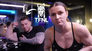 Pull Session with TFNL | tiny girl trains with big man