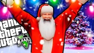 Soy SANTA CLAUS en GTA 5 !! *llega la navidad* Grand Theft Auto V - GTA V Mods