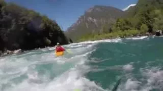 Kayaking Mundaca Rapid (Take 1) - Futaleufu River, Chile