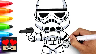 How To Draw Stormtrooper | Star Wars
