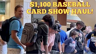 I SPENT $1,100 AT THE LOCAL BASEBALL CARD SHOW TODAY!