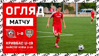 Огляд  Кривбас U-19-Майстер м'яча U-19 1:0