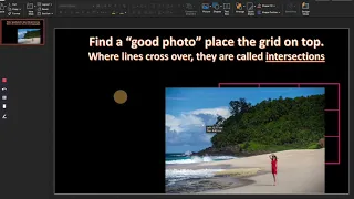 Placing a Rule of Thirds Grid on a found image