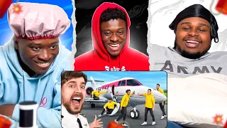 MrBeast Last To Take Hand Off Jet, Keeps It Reaction!