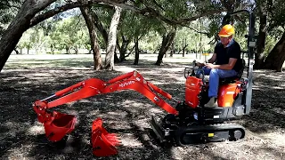 How To Safely Operate The Kubota K008.3 Mini Excavator