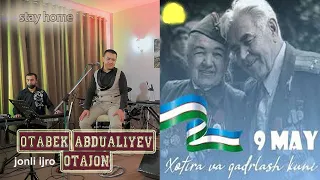 Otabek Abdualiyev - Otajon sizsiz (Jonli ijro) UYDA QOLING! 2 | Отабек Абдуалиев - Отажон сизcиз