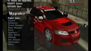 GTA San Andreas Car Mods: Tuning Kits Part I