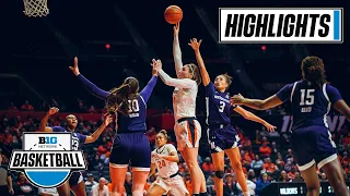 Northwestern at Illinois | Highlights | Big Ten Women's Basketball | Jan. 5, 2023