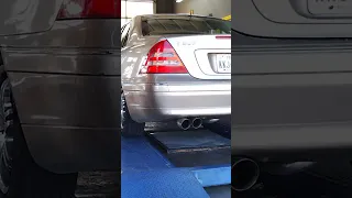 01 Mercedes C240 true dual custom exhaust, with FlowMaster Dual 40. Best sound for the C240!