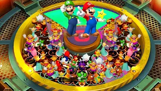 Super Mario Party - Lucky Team Battles - Mario Brothers vs Donkey Kong Family (Master Difficulty)