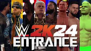 WWE 2k24 +80 Superstars Entrances (ft. Cody Rhodes, Roman Reigns, Randy Orton, Barron Blade, etc.)