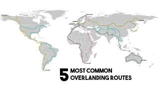 Popular Overlanding Trails for around the world trips