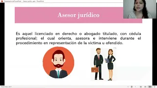 Asesor jurídico de la víctima.