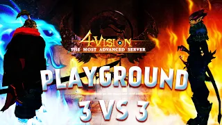 FRIENDLY PLAYGROUND 3 VS 3 ON 4VISION IN 4k QUALITY | 4STORY RANDOMARCHER