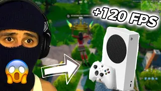 Probe la XBOX SERIES S en FORTNITE A 120 FPS