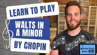 Piano Tutorial - How To Play Waltz in A Minor By Frederic Chopin - Entire Piece