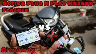 Activa PNP Hazard Flasher 🤩 | Simtac Flasher | FlashX hazard Flasher | Activa Modification