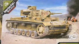 ACADEMY PANZER III AUSF. J “NORTH AFRICA”. A look in the box Part 1
