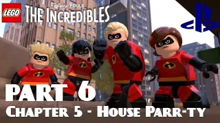 LEGO The Incredibles - 100% Story Walkthrough Part 6 - House Parr-Ty