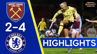 West Ham 2-4 Chelsea | Harder's the Hat-trick Hero in Conti Cup Quarters | Continental Cup