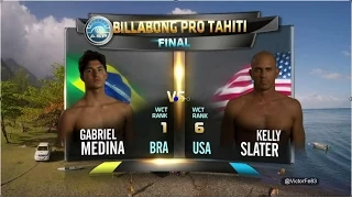 Gabriel Medina X Kelly Slater Pro Tahiti 2014 Medi #Ladeira25