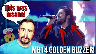 MB14 GETS GOLDEN BUZZER Audition - Pyramids (Beatbox Loopstation) │ FIRS TIME HEARING!