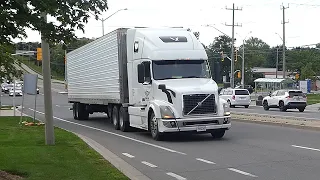 VOLVO TRANSPORT Truck Driver STALLS Truck Going up Hill