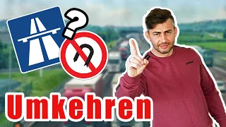 WENDEN auf der AUTOBAHN?! Umkehren [Grundfahraufgabe] PKW 🚗