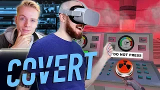 Infiltrating A Secret Rocket Base In Virtual Reality! Covert Co-Op Oculus Go Gameplay