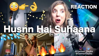 German गायिका REACTION to Husnn Hai Suhaana New - Coolie No 1 | Varun D | Sara Ali Khan David Dhawan