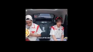 yuqi and Lucas car ride conversation