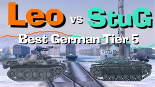 WOT Blitz Face Off || Leopard vs StuG III G