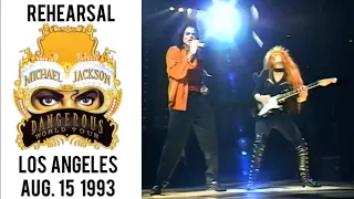 Michael Jackson - Dangerous Tour Live Rehearsal in Los Angeles (August 15, 1993)
