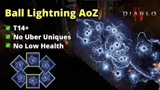 New Minmax Ball Lightning Build Crushes Abattoir of Zir w/out Uber Uniques - Diablo 4 S2 Sorc