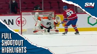 Philadelphia Flyers at Montreal Canadiens | FULL Shootout Highlights