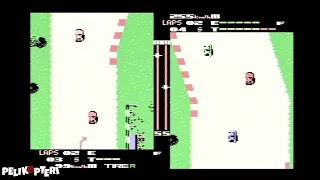 F1 Spirit - fun 1 or 2 player top down racer - MSX Retro Gameplay