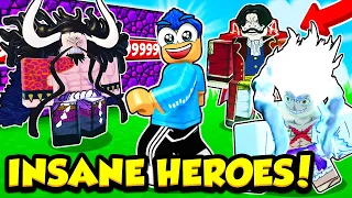 I Hatched INSANE MYTHICAL HEROES In Anime Punchers Simulator!