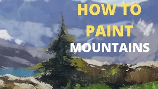 Captivating Landscape Art: Mastering Dark Values and Color Mixing