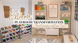 EXTREME DECLUTTER CLEAN ORGANIZE #WITHME 2021 | EXTREME ROOM MAKEOVER + TOY ORGANIZATION TIPS!