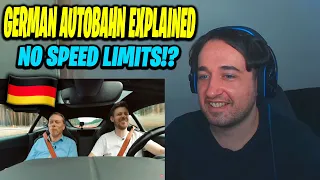 Why Germans LOVE No Speed Limits! Autobahn Explained (REACTION!!)