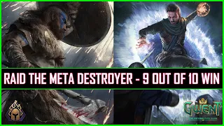 Gwent | Destructive Raw Power of Skellige Raid 11.10 | Meta Destroyer