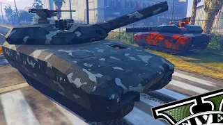 GTA V Online - Rolezinho com Novo Tanque TM-02 Khanjali Tunado