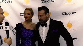 Steve Stanulis and Tara Reid CAS awards red carpet