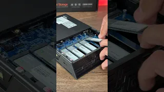 ASUSTOR NAS with 6x NVMe SSDs 🔊 #asmr