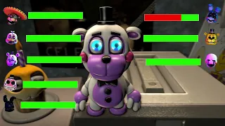 [SFM FNAF] Posh Pizzeria vs Hoaxes WITH Healthbars!