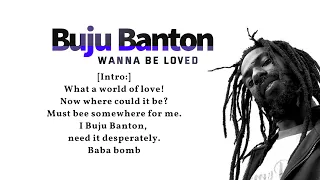 Buju Banton Wanna be loved | lyrics 1995