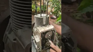 How to set timing gear on greaves Lombardini single cylinder engine